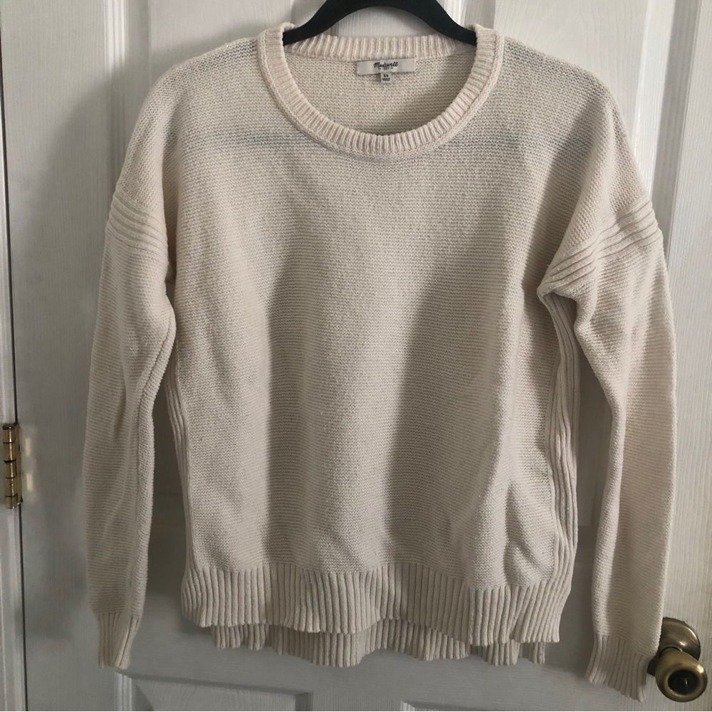Madewell Cream/Off white Knit Sweater